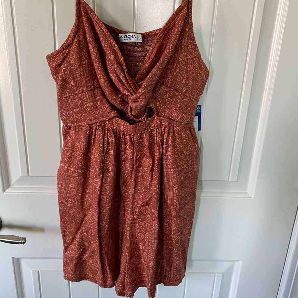 NWT burnt-orange romper